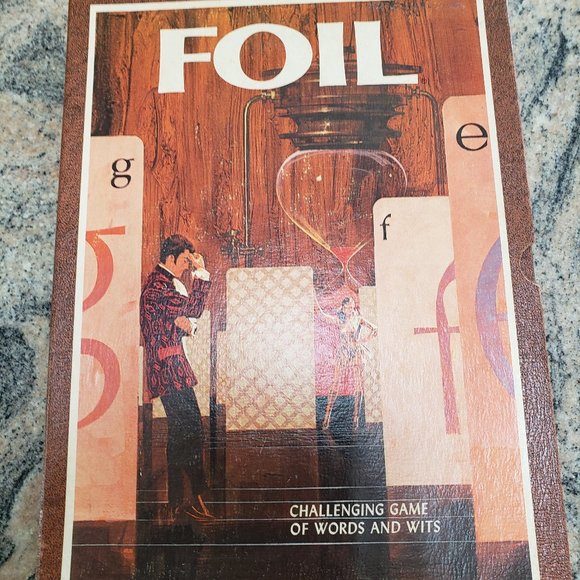 [GREAT Condition] Vintage 1968 "Foil" COMPLETE 3M Bookshelf Game - Picture 1 of 6